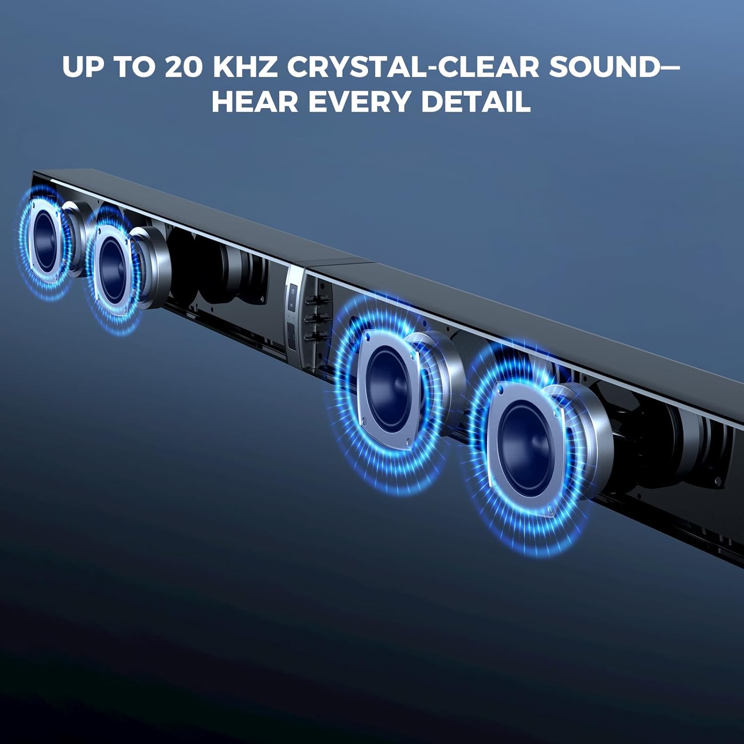 120W Sound Bar with Subwoofer for Smart TV, Bluetooth 5.3 Soundbar